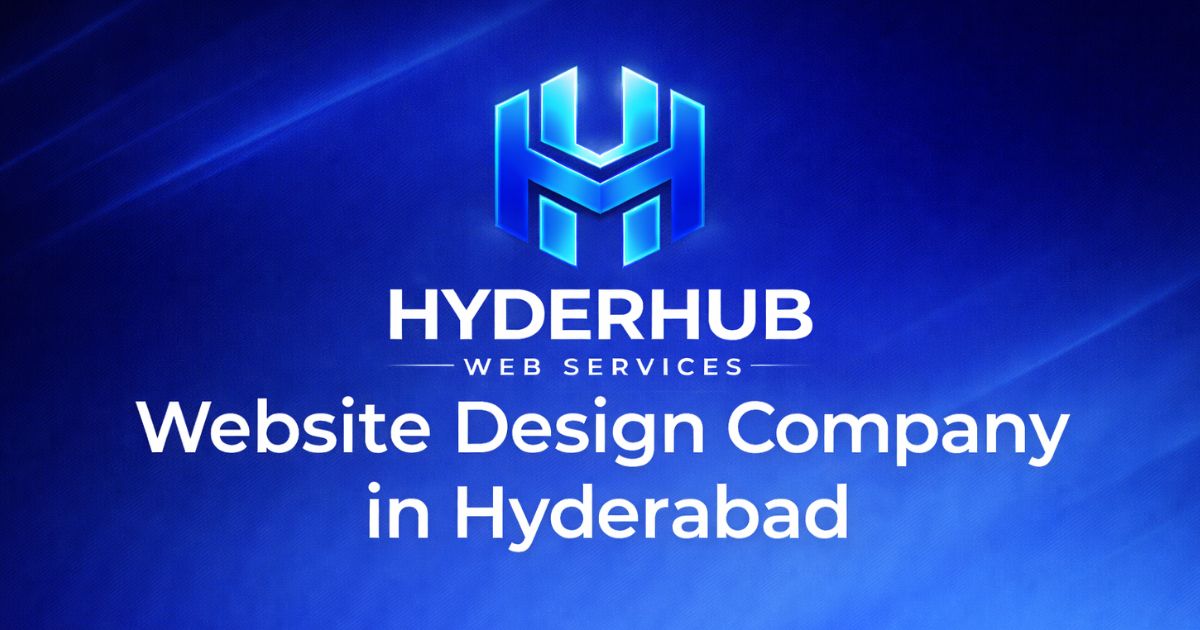 Advertising agency website design services in Hyderabad by HyderHub Web Services